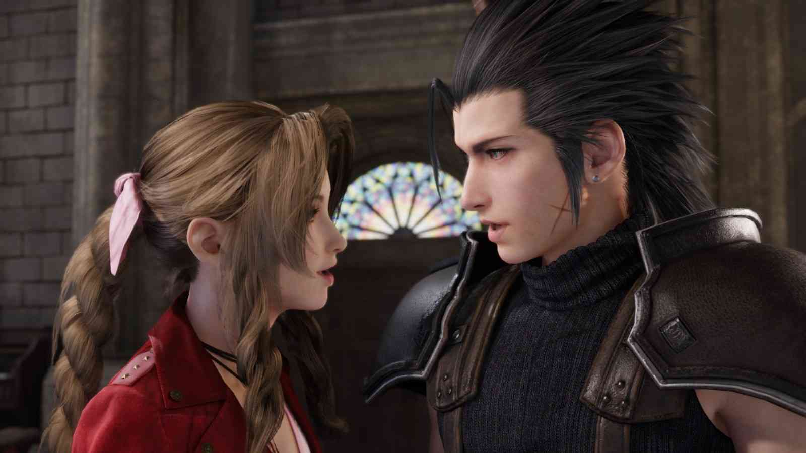 《最终幻想7：重制版》扎克斯Mod 与爱丽丝重聚让人感动