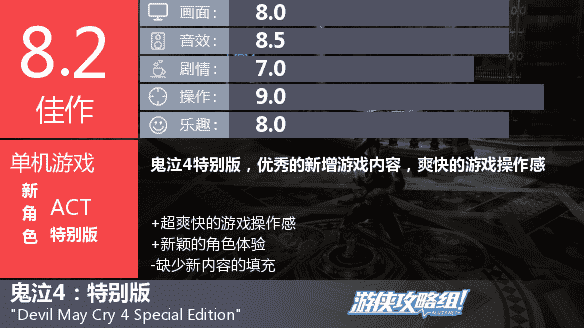 《鬼泣4：特别版》游戏评测：全家老小齐上阵