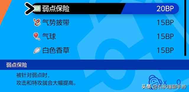 PVP道具还可以这么用？！《宝可梦 剑盾》养成攻略之携带道具篇