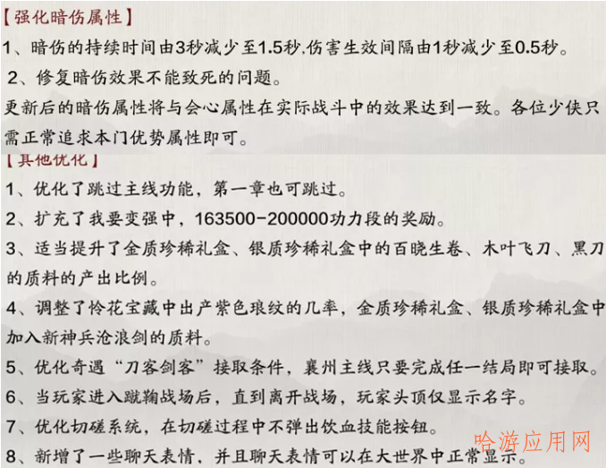 天涯明月刀新版本更新内容一览  第34张