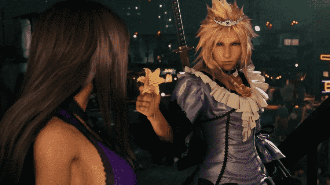 FF7重制版登陆PC一星期，克劳德就穿上女装战斗了