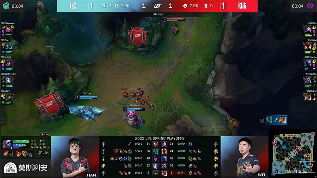 LOL-LPL：GALA厄斐琉斯直面强敌绝境输出，RNG 3-1战胜TES挺进春决