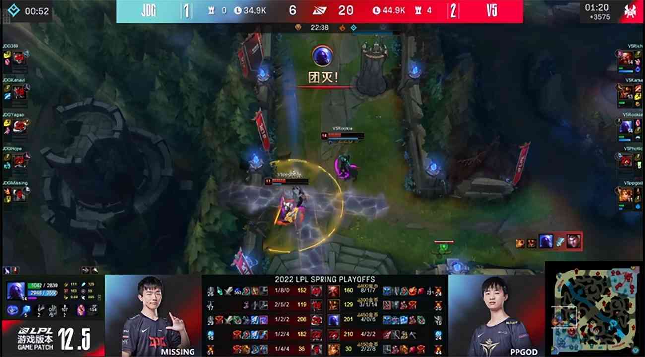 LOL-LPL：Rich天秀酒桶两度“暴扣”369杰斯，V5让一追三淘汰JDG