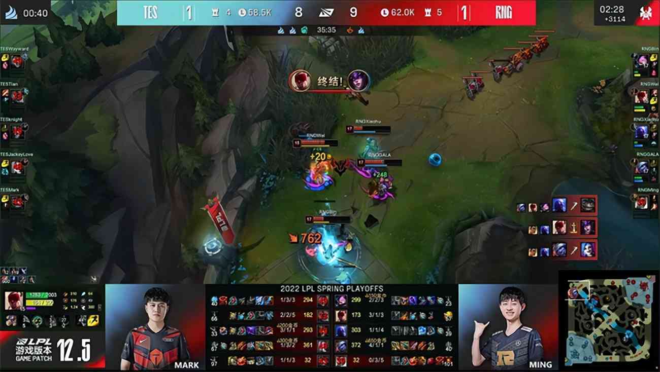 LOL-LPL：GALA厄斐琉斯直面强敌绝境输出，RNG 3-1战胜TES挺进春决