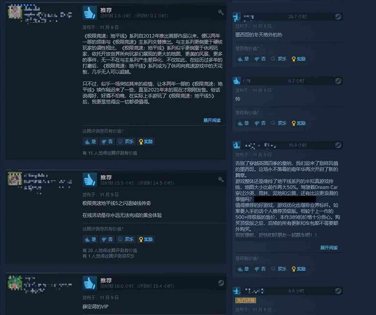 《极限竞速：地平线5》Steam解锁 特别好评，闪退闹心