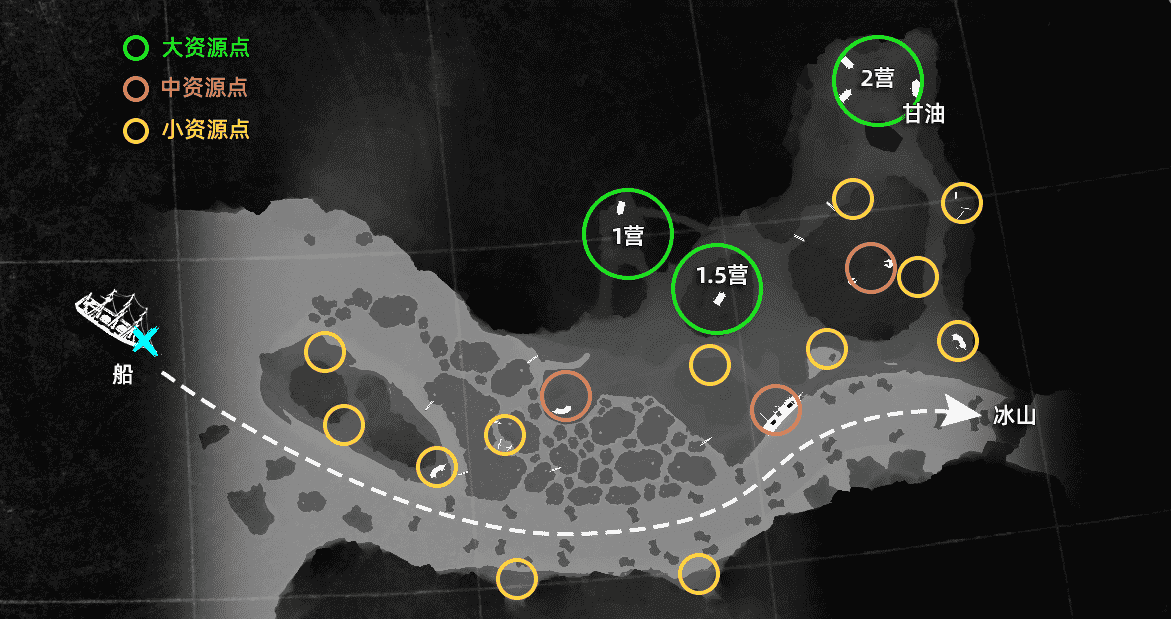 海上狼人杀《恐惧饥荒Dread Hunger》攻略，全地图资源点汇总